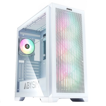 CAIXA ATX ABYSM DANUBE MURA BX300 ARGB BRANCA