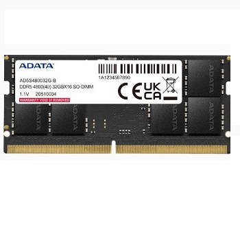 32GB DDR5 SO-DIMM 4800 (1X32GB) CL40 ADATA