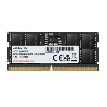 32GB DDR5 SO-DIMM 5600 (1X32GB) CL46 ADATA