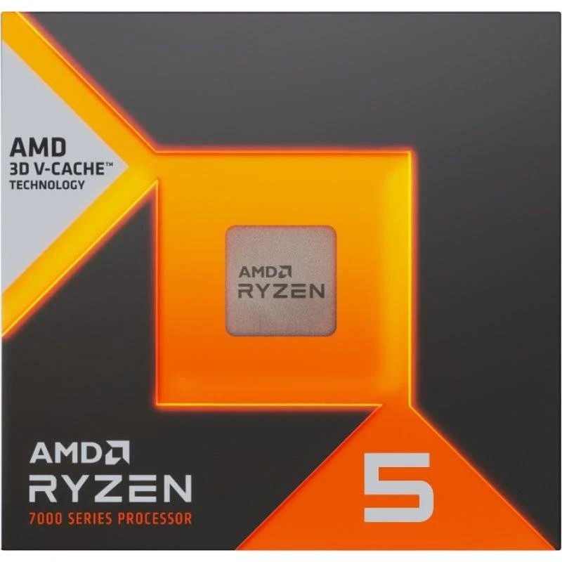 AMD Ryzen 5 7500X3D Processador 6 Núcleos, 4.0GHz Base, 4.5GHz Turbo, 3D V-Cache Box