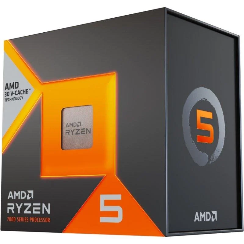 AMD Ryzen 5 7500X3D Processador 6 Núcleos, 4.0GHz Base, 4.5GHz Turbo, 3D V-Cache Box