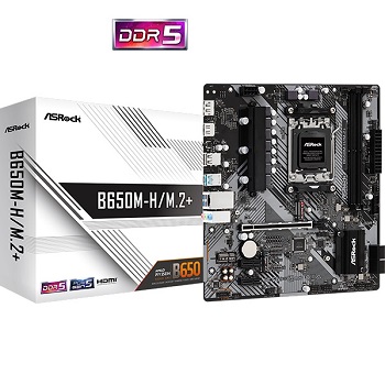 B650M-H/M.2+ ASROCK AM5 2DDR5 PCIE5.0 HDMI DP MATX