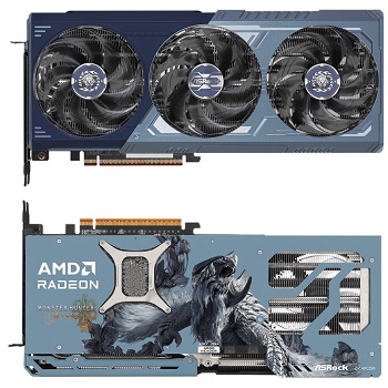 PLACA GRAFICA ASROCK RX 9070 XT 16GB MONSTER HUNTER WILDS