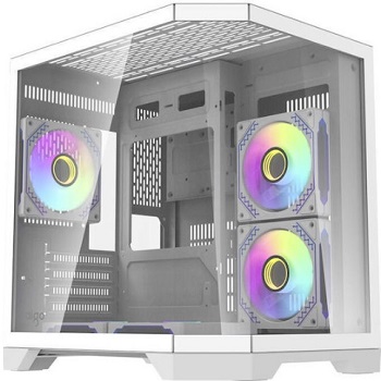 CAIXA MATX DARKFLASH FT350 WH VIDRO TEMP. S/FANS