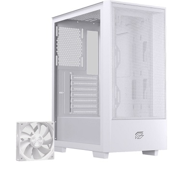 CAIXA ATX EINAREX PULSE P100 CORE MESH 1X FAN BRANCA