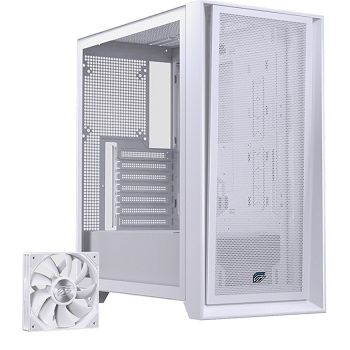 CAIXA ATX EINAREX PULSE P600 MESH CORE 1X FAN BRANCA