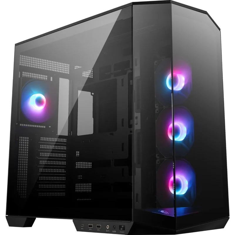 MSI MAG PANO M100R PZ ARGB Semi-Tower PC Case with Dual Tempered Glass