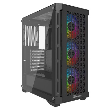 CAIXA ATX SLAYER RX23 AIRFLOW2 3X FAN ARGB FRONTAL TEMPERADO