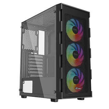 CAIXA ATX SLAYER RX23 FALCON II 3X FAN ARGB MESH