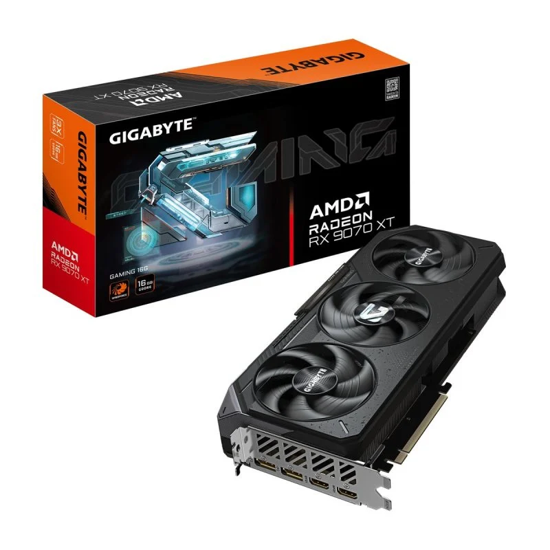 Placa Gráfica Tarjeta Gráfica GIGABYTE Radeon RX 9070 XT GAMING 16GB GDDR6