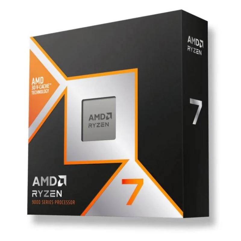 Processador AMD Ryzen 7 9800X3D 8 Núcleos 4,7 GHz Base 5,2 GHz Turbo Tray